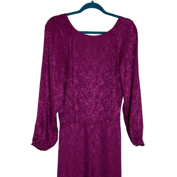 Sezane Editions Debbie Jumpsuit Romper Wide Leg Pants V Neck Back 38 US 6 - Picture 4 of 12